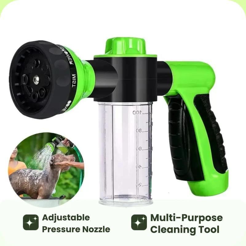 Horse Shower Sprayer, Adjustable High-Pressure Sprayer Nozzle, Garden Wash Animal Horse Shower Car Cleaning Tool, Portable