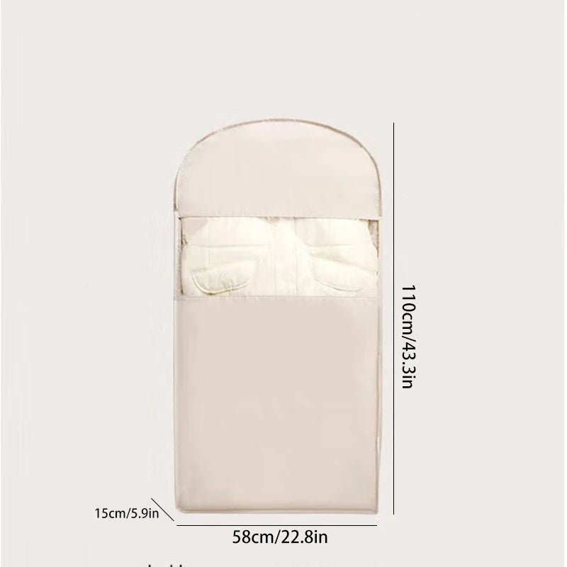 Premium Compression Storage Bags for down Jackets & Luxury Clothing - Dust-Proof Wardrobe Organizers with Space-Saving Design