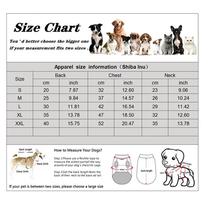 Winter Dog Clothes for Small Medium Dogs French Bulldog Jumpsuit Coat Warm Fleece Puppy Jacket Dogs Clothing Chihuahua Outfit