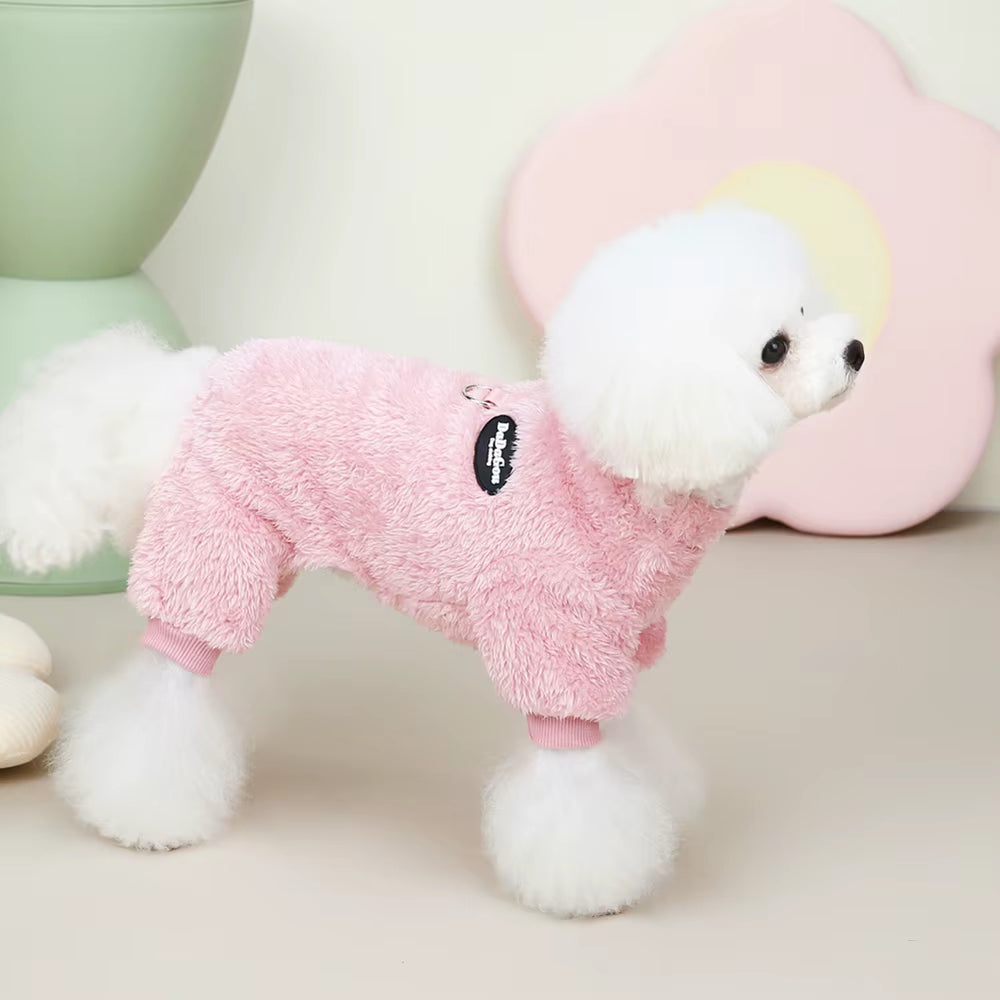 Winter Dog Clothes for Small Medium Dogs French Bulldog Jumpsuit Coat Warm Fleece Puppy Jacket Dogs Clothing Chihuahua Outfit