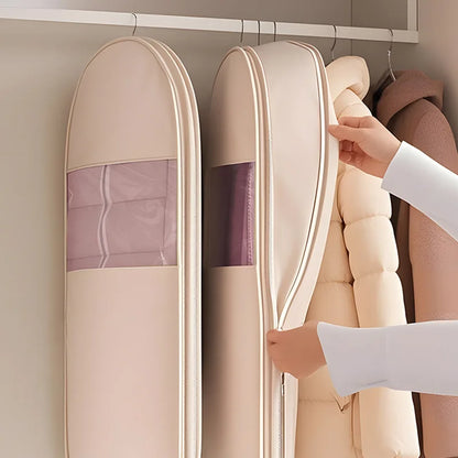Premium Compression Storage Bags for down Jackets & Luxury Clothing - Dust-Proof Wardrobe Organizers with Space-Saving Design