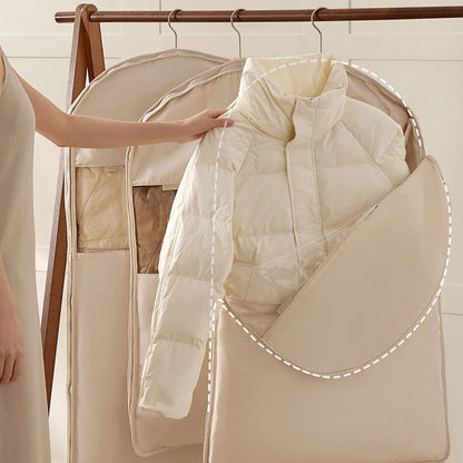 Premium Compression Storage Bags for down Jackets & Luxury Clothing - Dust-Proof Wardrobe Organizers with Space-Saving Design