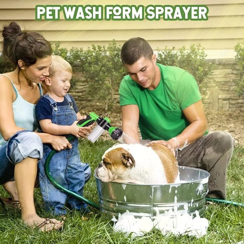 Horse Shower Sprayer, Adjustable High-Pressure Sprayer Nozzle, Garden Wash Animal Horse Shower Car Cleaning Tool, Portable